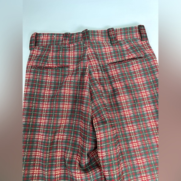 Vintage Hall-Knit Plaid Slacks - Picture 9 of 12